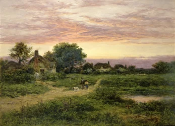 Cottages du Worcestershire, 1912